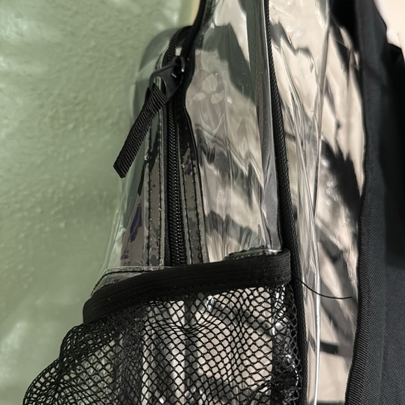 Clear Backpack School bag with multiple pockets 18” H x 12” W x 5” D Unisex - Picture 10 of 15